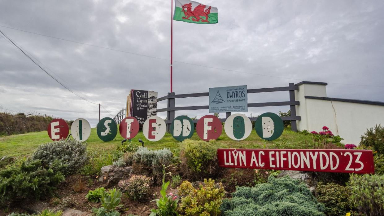 Baner Croeso
